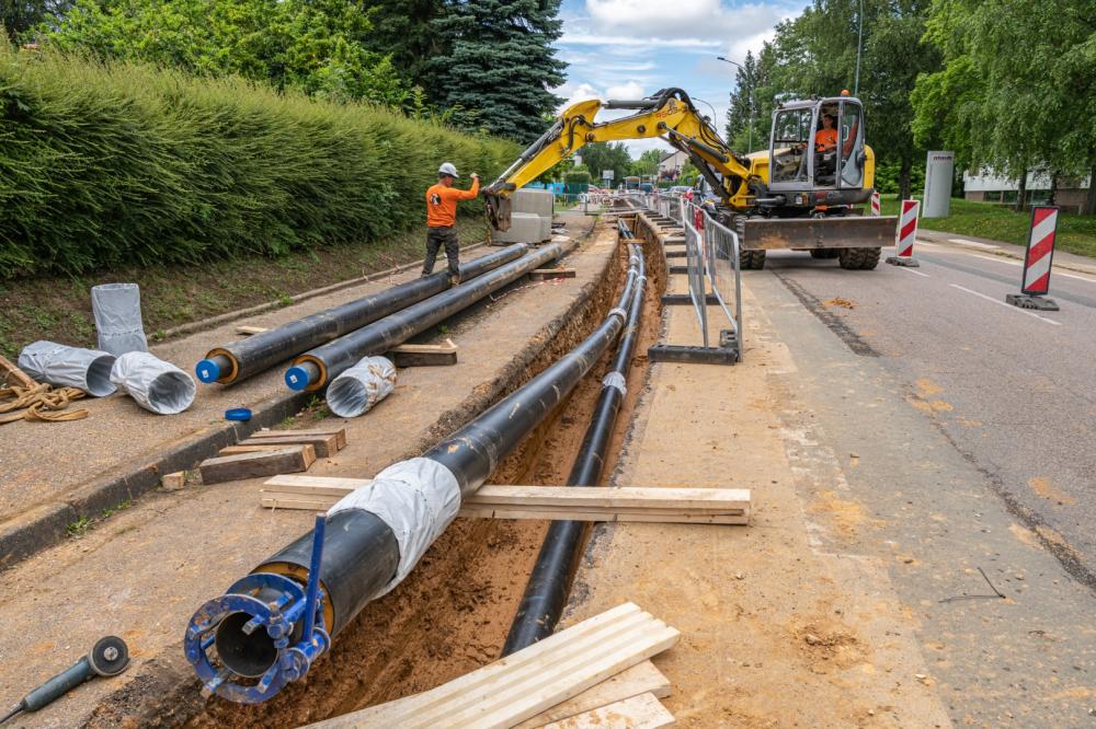 Travaux publics près de Bollène
